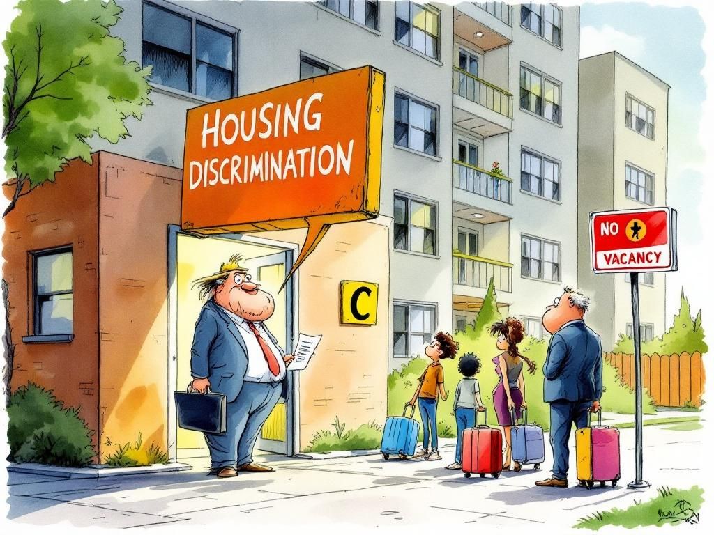 Daddy-Big-Wumpy at the apartment building turning away families with the C-code forms
